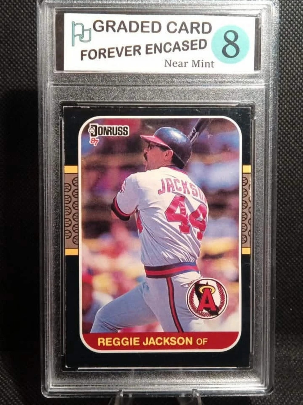 1987 DONRUSS REGGIE JACKSON #210 NM California Angels